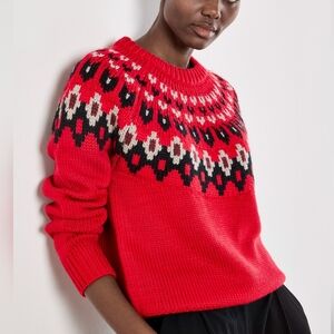 Fairisle Crew Neck Sweater